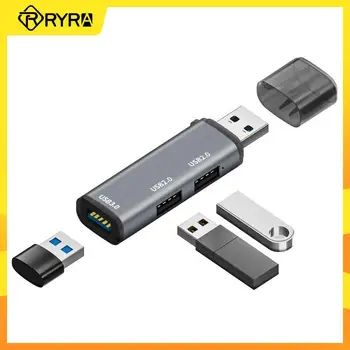 RYRA Mini USB 3.0 Hub Tip-c Çoklu USB Splitter Genişletici 2.0 USB 3.0 Adaptörü PC bilgisayar Aksesuarları Macbook Pro