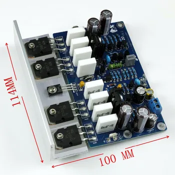 Ses Stereo güç amplifikatörü Kurulu 200w 8r V9.2 Kec D1047 B817 Açı Alüminyum (montajlı Amp Kurulu, dahil 2 Bobards)