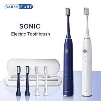 Sonic Elektrikli Diş Fırçası Sonic Fırça Kafası Diş Diş Fırçası Diş Beyazlatma Şarj Edilebilir Yetişkin Diş Fırçası Sarmocare S700