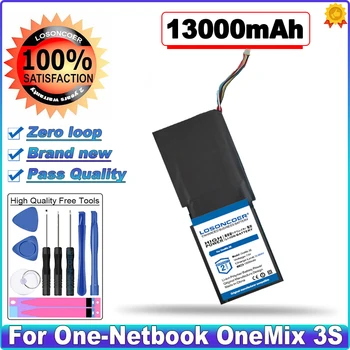 Tek Netbook OneMix 3S OneMix3S 506480 için LOSONCOER 13000mah Pil