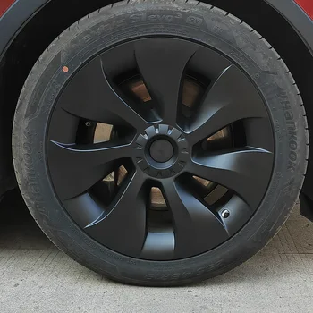 Tesla Modeli Y teker göbeği kapağı 19 İnç Araba lastik kapak Serin Siklon Tesla Jant Kapağı Tam jant kapağı Lastik Modifikasyonu Sarma Kenar