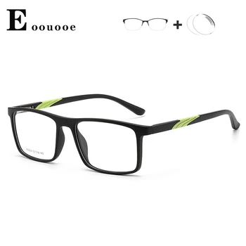 TR90 esnek ışık çerçevesi erkekler spor stil gözlük reçete gözlük Anti yansıtıcı parlama önleyici lensler şeffaf renkli cam kadın