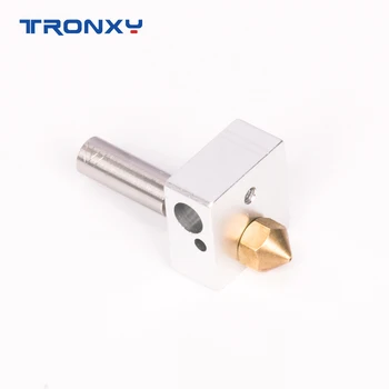 Tronxy 3D Yazıcı Parçaları İsıtmalı Blok 20 * 20 * 10mm M6 Boğaz 7 * 31mm Memesi 0.4 mm HotEnd için 1.75 mm Filament 3D yazıcı aksesuarları