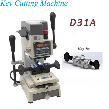 Tungsten Çelik Bıçak İçi Boş Anahtar Hız Ayarı Yeni Manuel Besleme Dikey Anahtar Makinesi D31A