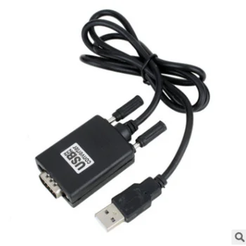 USB 2.0 RS232 Seri DB9 9 Pin Erkek dönüştürücü kablosu Siyah 0.8 m 1 port adaptörü Cisco Yönlendiriciler Anahtarları Teleskop