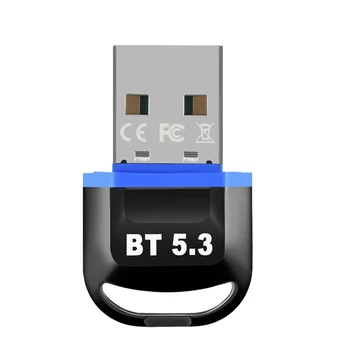 USB Bluetooth Adaptörü Pc İçin USB Bluetooth Dongle 5.3 kablosuz Bluetooth Konektörü Reseptör ANAHTAR USB Bilgisayar İçin