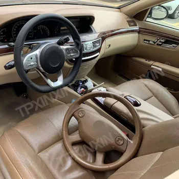 Uygun Mercedes-benz S sınıfı Modifikasyonu S350 Maun direksiyon montajı W221 S300 S400 S500 S600 Güncelleme özelleştirilmiş