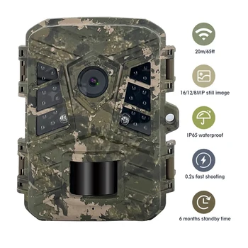 Wifi Bluetooth Açık Kamera 24Mp 1080P Açık Kamera İndüksiyon Spor Kamera İzleme Hayvan Kamera