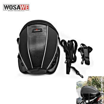 WOSAWE Motocentrıc Su Geçirmez Kuyruk Çanta bagaj rafı Çok Fonksiyonlu Motosiklet Arka koltuk çantası Yüksek Kapasiteli Bisiklet Binici Sırt Çantası
