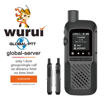 Wuruı U1 küresel ptt walkie telsiz 4G POC mini radyo komütatör Taşınabilir sım lte uzun menzilli Mobil internet araba otel iş