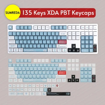 XDA Keycaps PBT Boya Alt Tuş EVA00 Tema Kiraz Mx Anahtarı TTC Altın Pembe Anahtarı Mekanik Klavye 116 Tuşları Japon DIY