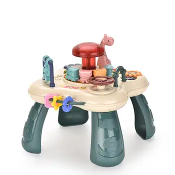 Yaratıcı Mini hayvan parkı oyun masası Çok fonksiyonlu elektrikli hafif müzik el ısı davul masaüstü oyun oyuncaklar çocuklar için