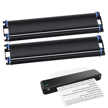 Yazıcı Şerit Siyah Mürekkep Ücretsiz Yazıcı Şerit Siyah Özel Şerit termal aktarma şeridi İçin MT800 Kablosuz Yazıcı