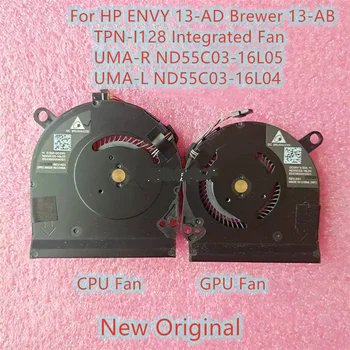 Yeni Orijinal Dizüstü bilgisayar CPU GPU Soğutma Fanı HP ENVY 13-AD Bira 13-AB TPN-I128 Entegre Fan UMA-R ND55C03-16L05 ND55C03-16L04