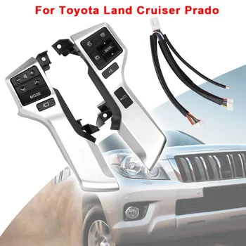 Çok fonksiyonlu Düğme 8425060180 8425060140 direksiyon Kontrol Anahtarı Toyota Land Cruiser Prado için Araba Aksesuarları