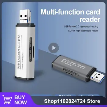  Çok fonksiyonlu Usb 3.0 USB kart okuyucu tip c usb otg adaptör 2 in 1 USB 3.0 TF kart USB flash sürücü Tipi C kart okuyucu
