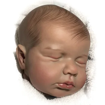 20 İnç Koyu Cilt Loulou Boyalı Saç Bebe Reborn Bebek Kitleri DIY El-Boyalı Bebe Kitleri Reborn Günah Pintar