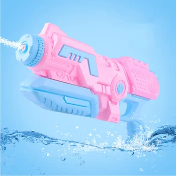 2023 Yeni Büyük Pull-out Pembe Su oyuncak silah Çocuklar Plaj Fışkırtma Yüzmek Yaz Havuzu Açık Parti 