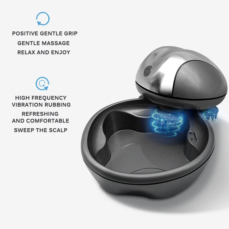 3D USB Şarj Edilebilir Pençe Kafa Masajı Su Geçirmez Elektrikli Kafa Masajı veya Kafa Derisi Stres Relax Önlemek Saç Dökülmesi Sağlık 2020