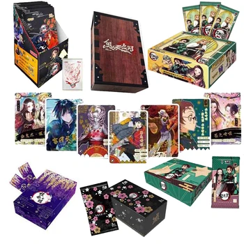 3/4 Kutu Neşeli iblis avcısı Güçlendirici SCP Kartı Anime Promosyon Paketleri PR Toplama Kartları Çocuklar İçin Carte Hediye Masa Brinquedo Juegos