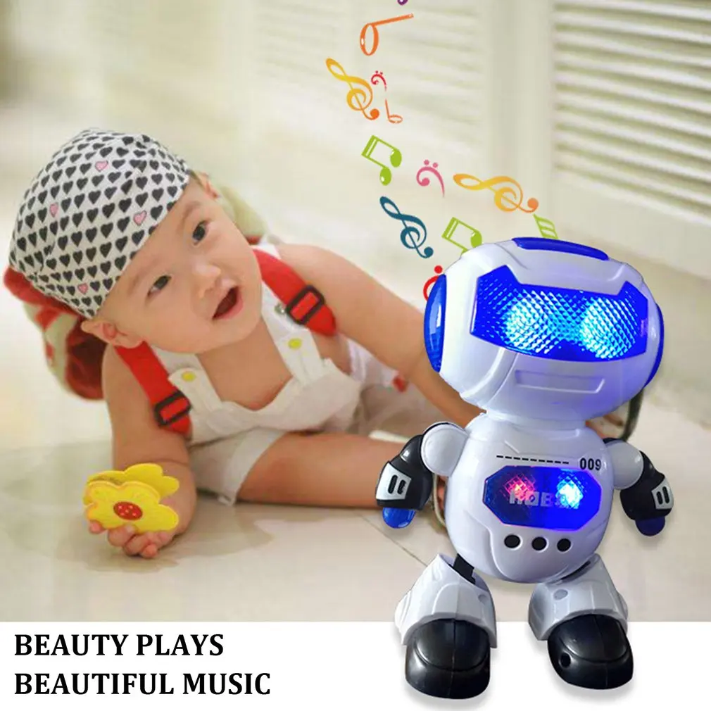 Oyuncaklar Çocuklar için Dans ve Müzik Robot Eylem çocuk Elektrikli Oyuncaklar Hyun Dans Robot Dönen Hafif Müzik
