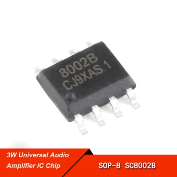 5 ADET SC8002B SOP-8 Orijinal Çip 3W Evrensel Ses güç amplifikatörü IC Çip Uyumlu LM4871