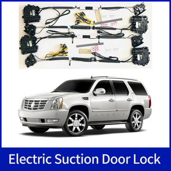 Cadillac ESCALADE için 2011~2023 Araba Yumuşak Yakın Kapı Mandalı Geçiş Kilidi Aktüatör Oto Elektrik Emme Emme Sessiz Yakın