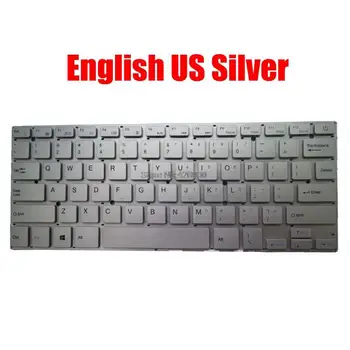 Laptop Klavye XK-HS002 MB27716023 İngilizce ABD Gümüş Çerçeve Olmadan Yeni