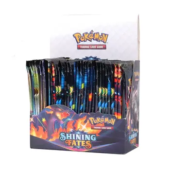 Sıcak satış 324 Shining fates Pokemond Kart Güçlendiriciler Tahsil Kart Oyunu Pokemond Oyuncaklar Çocuklar için