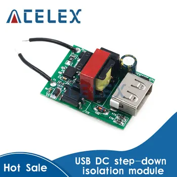 USB DC Adım Aşağı Modülü İzole Güç Kaynağı Buck Dönüştürücü Sabitleyici 12V 24V 36V 48V 72V için 5V 1A