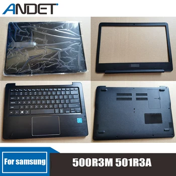 Yeni Orijinal Samsung 500R3M 501R3A Ekran Arka Kapak Arka Kapak Çerçeve Çerçeve Laptop Palmrest Üst Kılıf Alt Kapak Taban Vaka