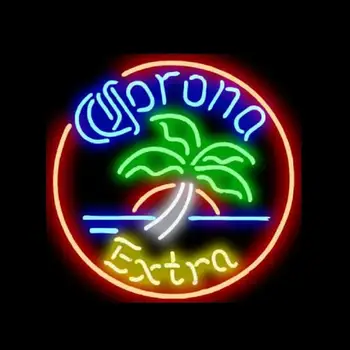 Özel Corona Ekstra Palmiye Cam Neon İşık Burcu Beer Bar